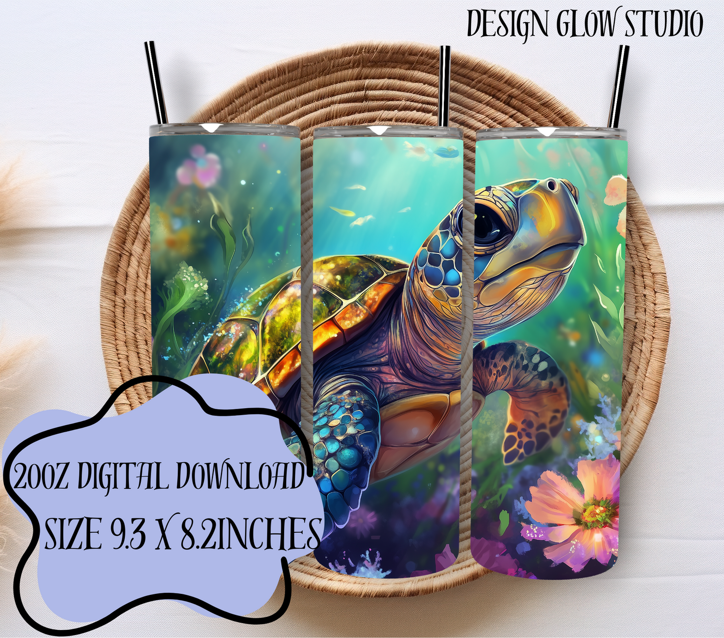 #13 - 20oz Digital Download - Turtle