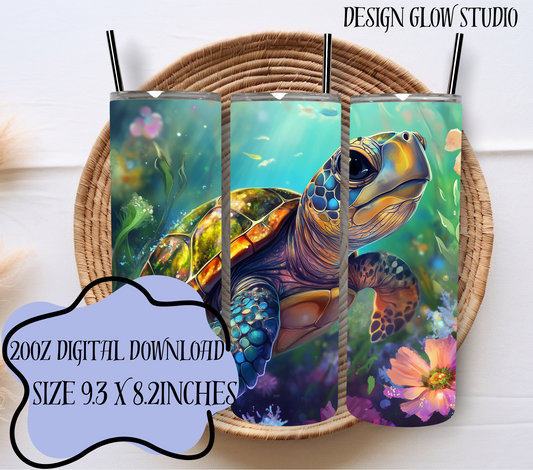 #13 - 20oz Digital Download - Turtle