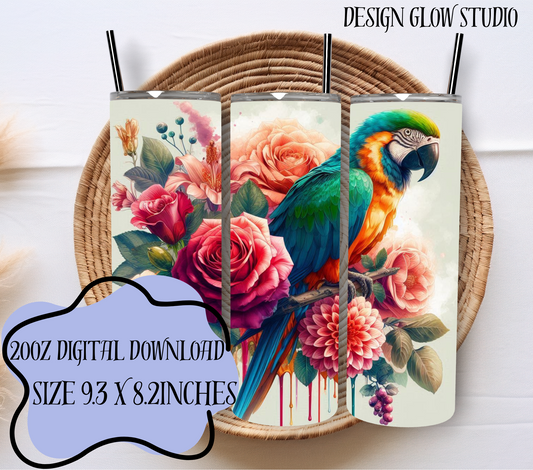 #16 - 20oz Digital Download - Parrot