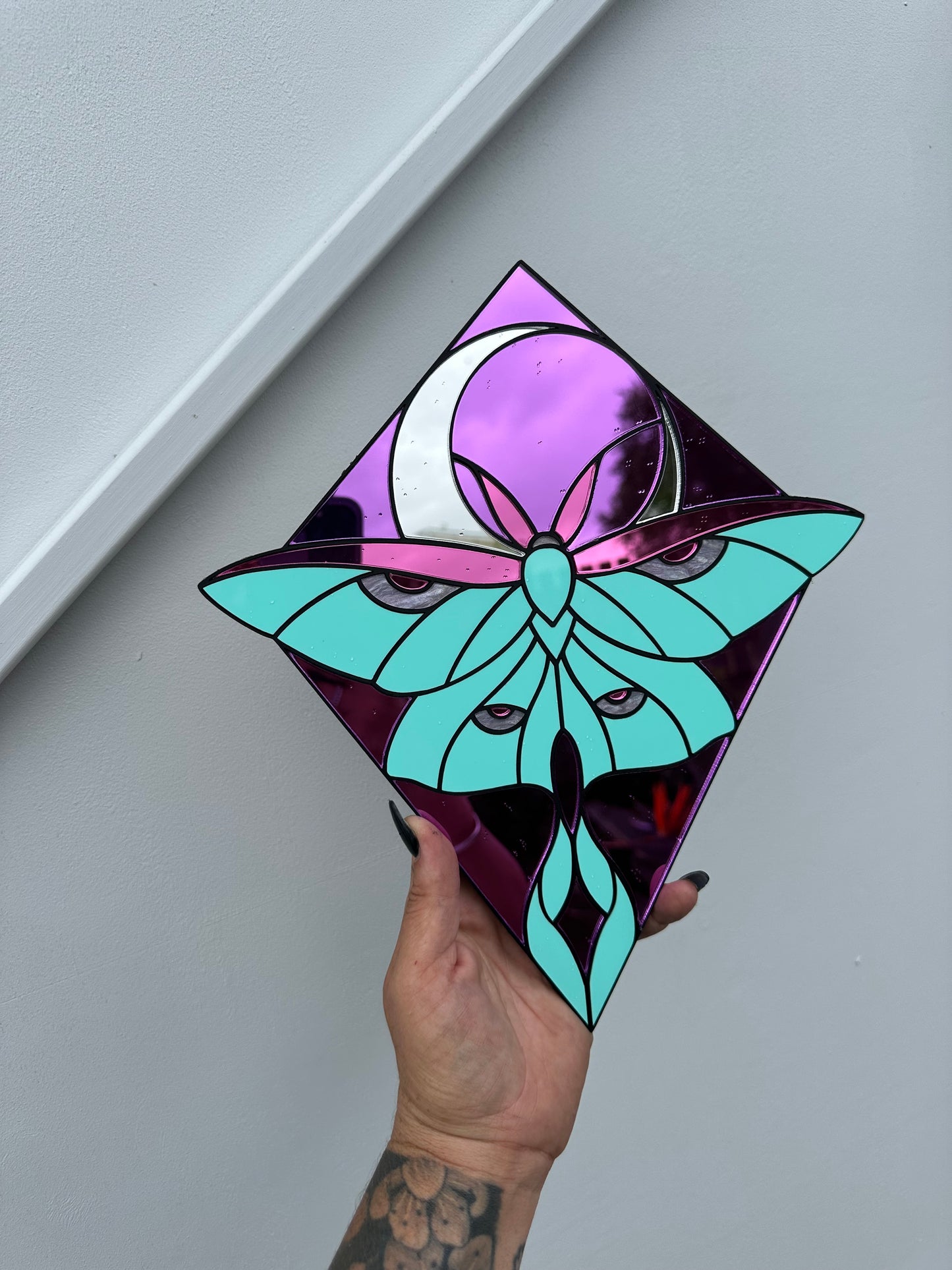 Luna Moth - Mirror Acrylic Wall Art