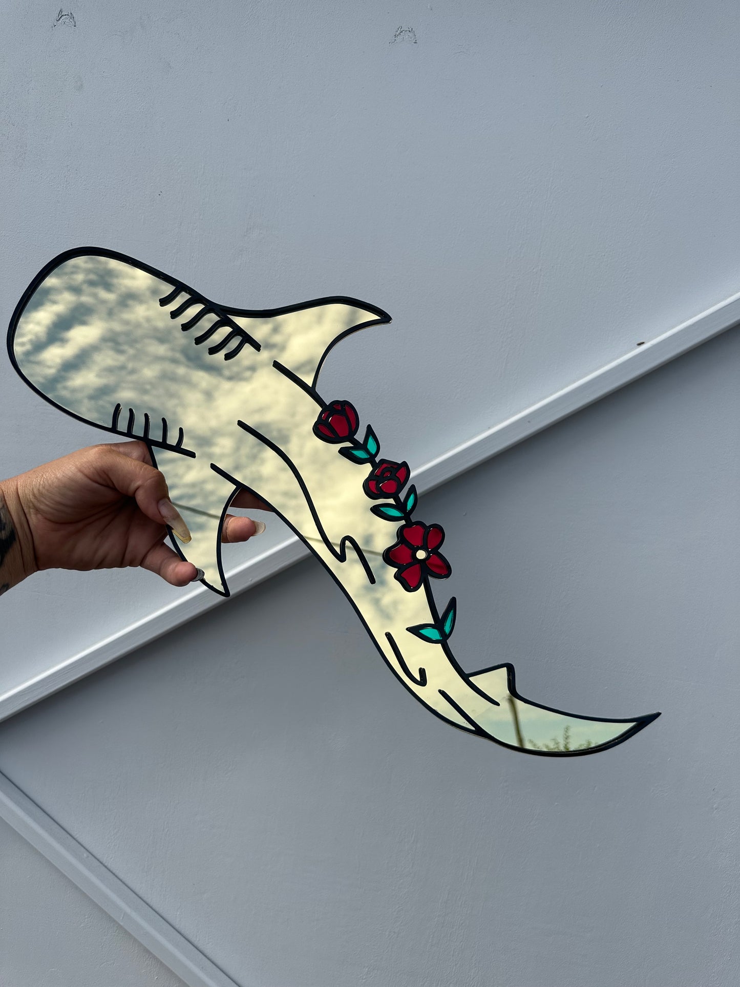 Whale Shark Mirror Acrylic Wall Art