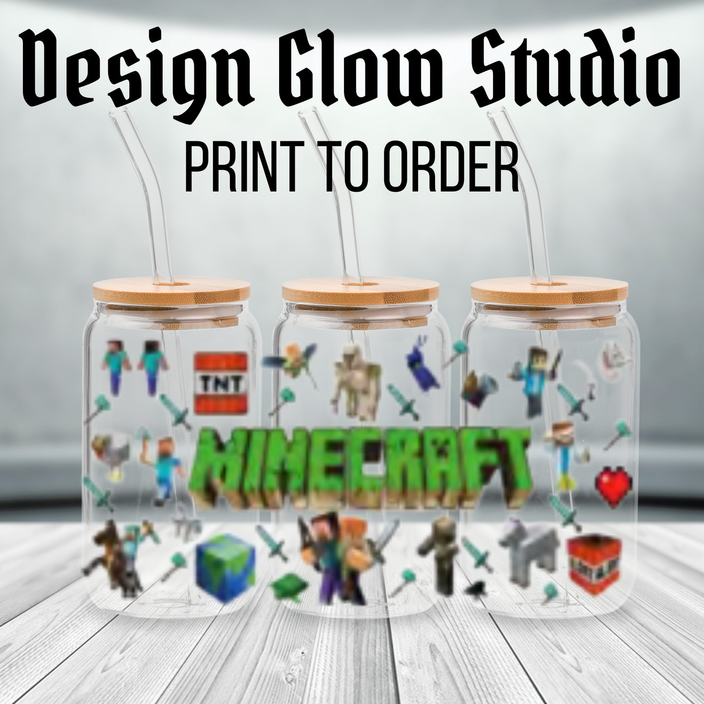 #23 - Print to order - 16oz UV DTF Transfer