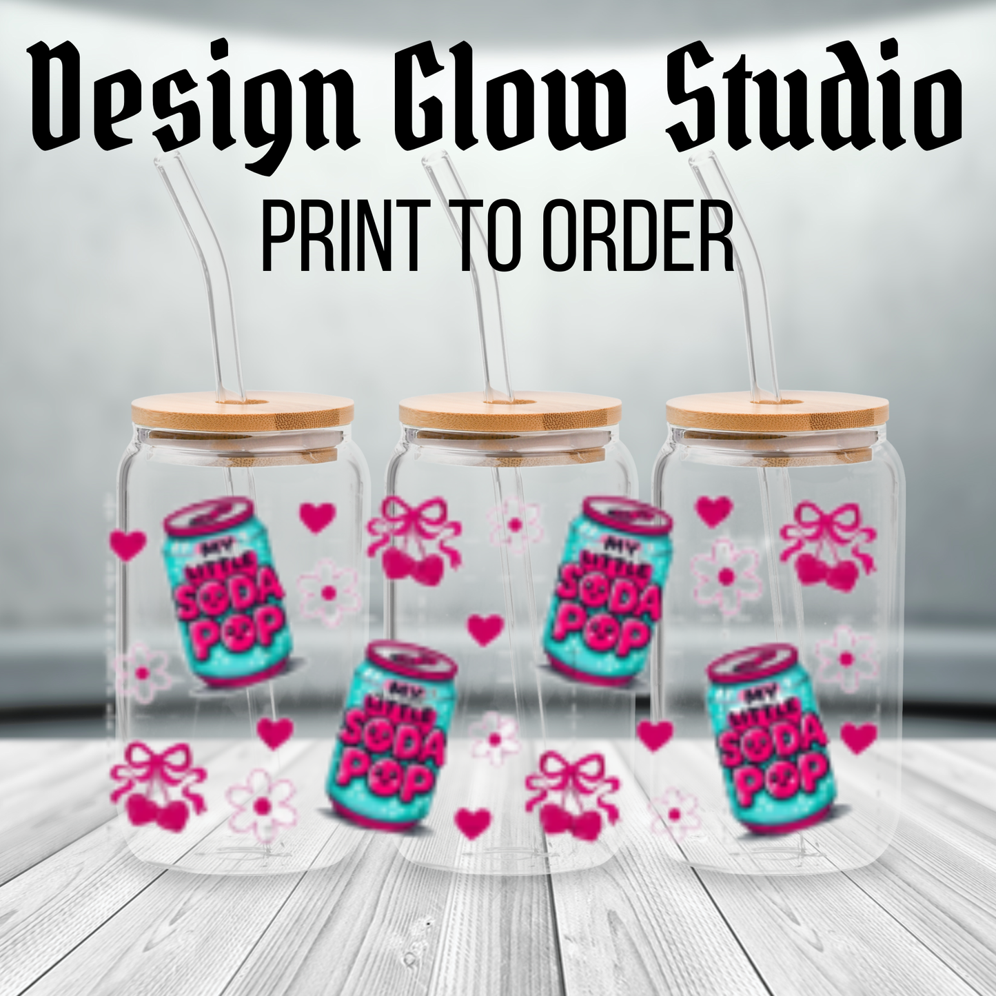#6 - Print to order - 16oz UV DTF Transfer