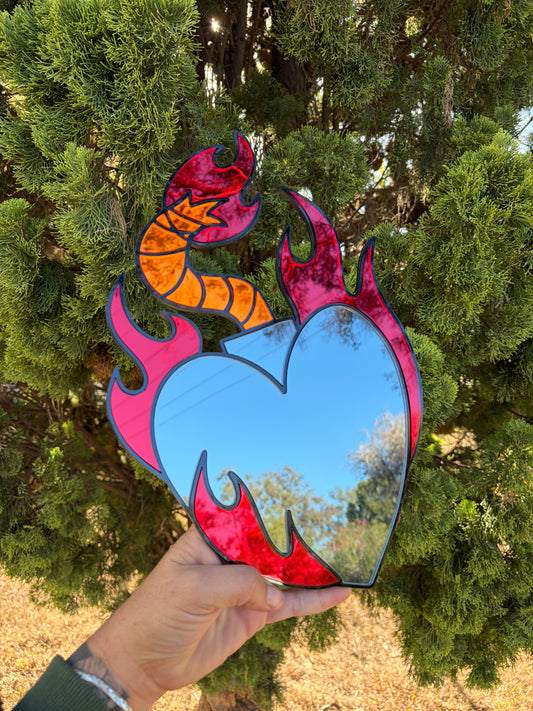 Love Bomb - Mirror Acrylic Wall Art