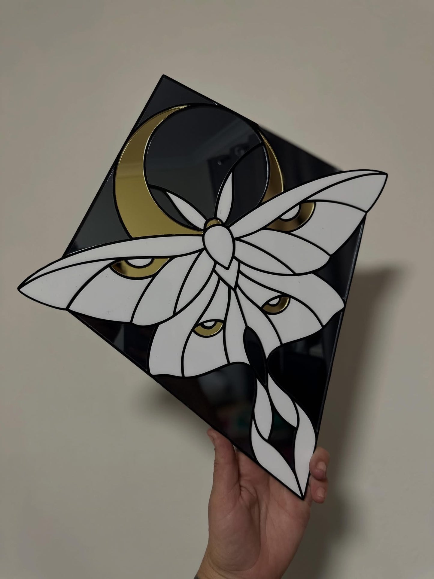 Luna Moth - Mirror Acrylic Wall Art