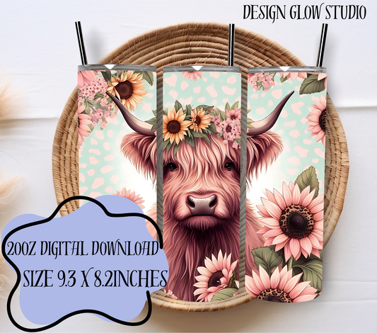 #11 - 20oz Digital Download - Highland Cow