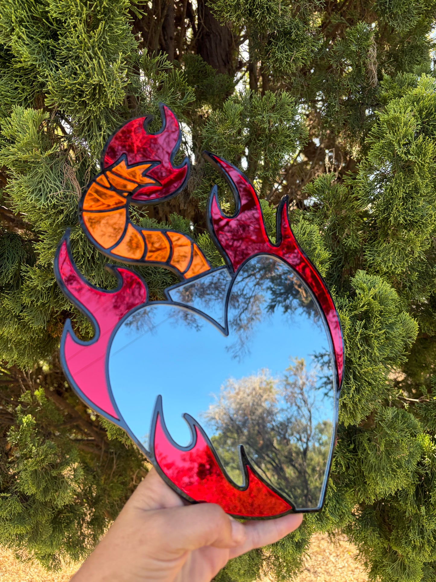 Love Bomb - Mirror Acrylic Wall Art