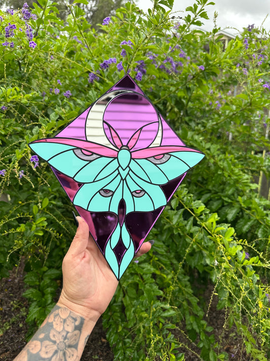 Luna Moth - Mirror Acrylic Wall Art