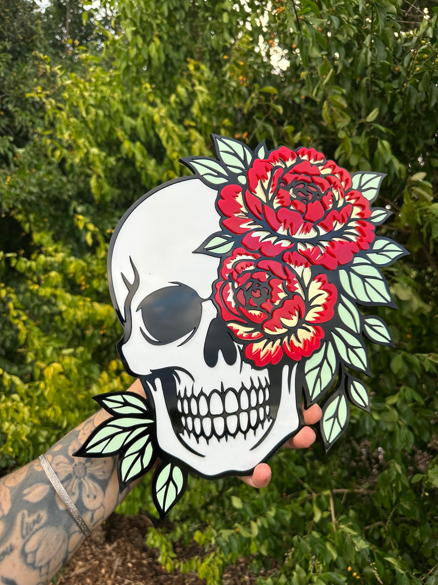 Skull  - Mirror Acrylic Wall Art