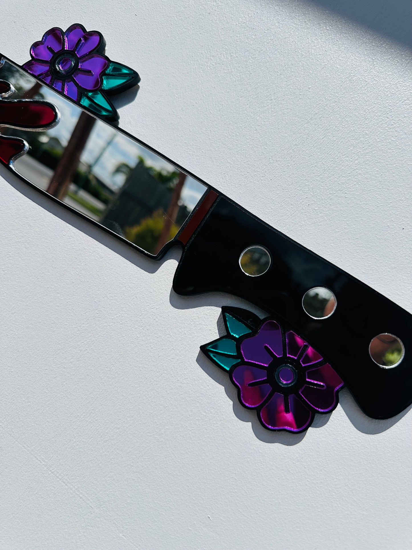 Flower Knife - Acrylic Mirror Wall Art