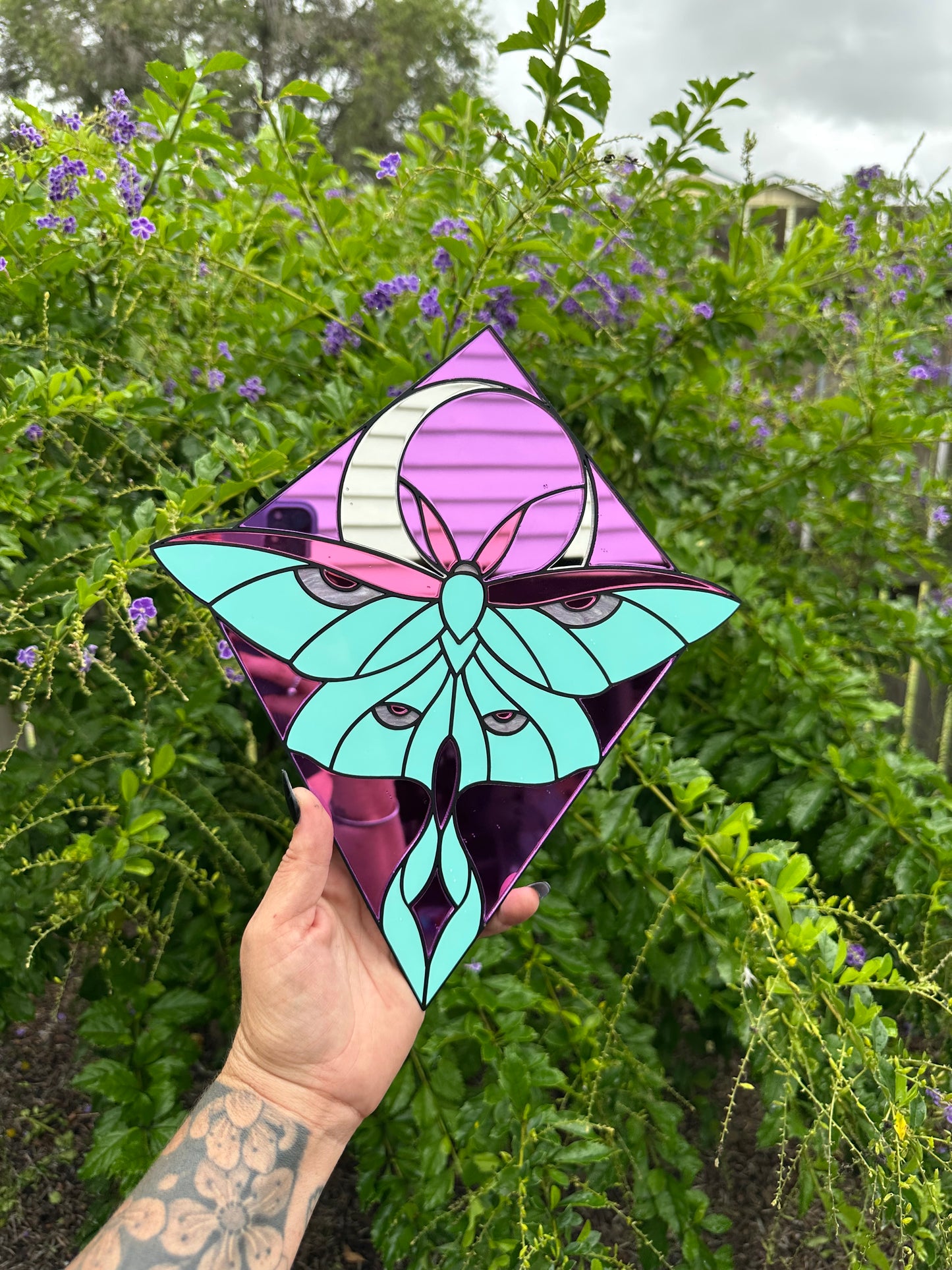 Luna Moth - Mirror Acrylic Wall Art