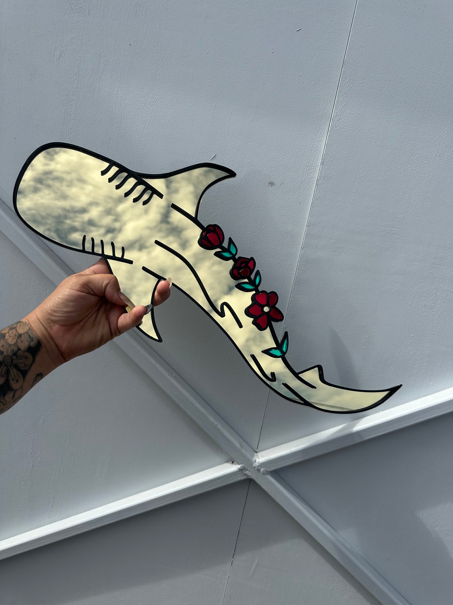 Whale Shark Mirror Acrylic Wall Art
