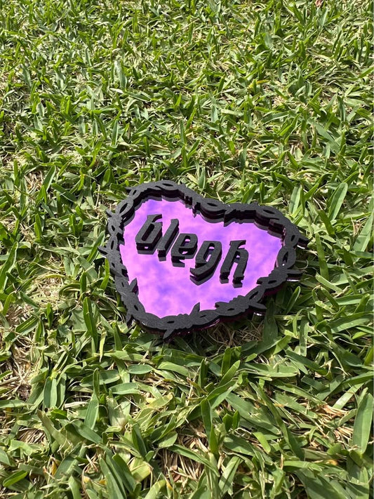 Blegh Acrylic Mirror Wall Art