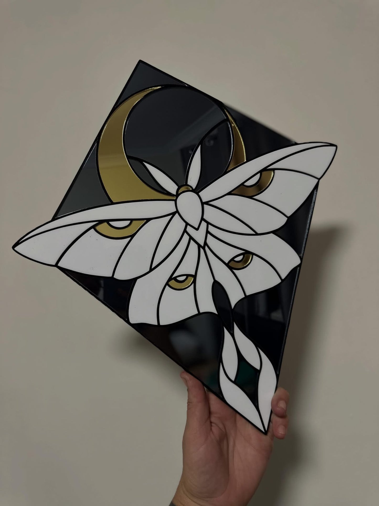 Luna Moth - Mirror Acrylic Wall Art