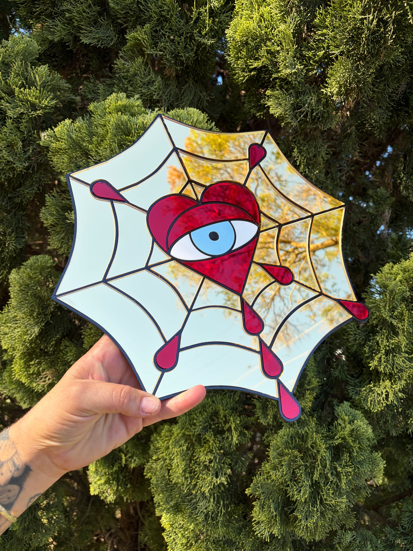 Web - Mirror Acrylic Wall Art