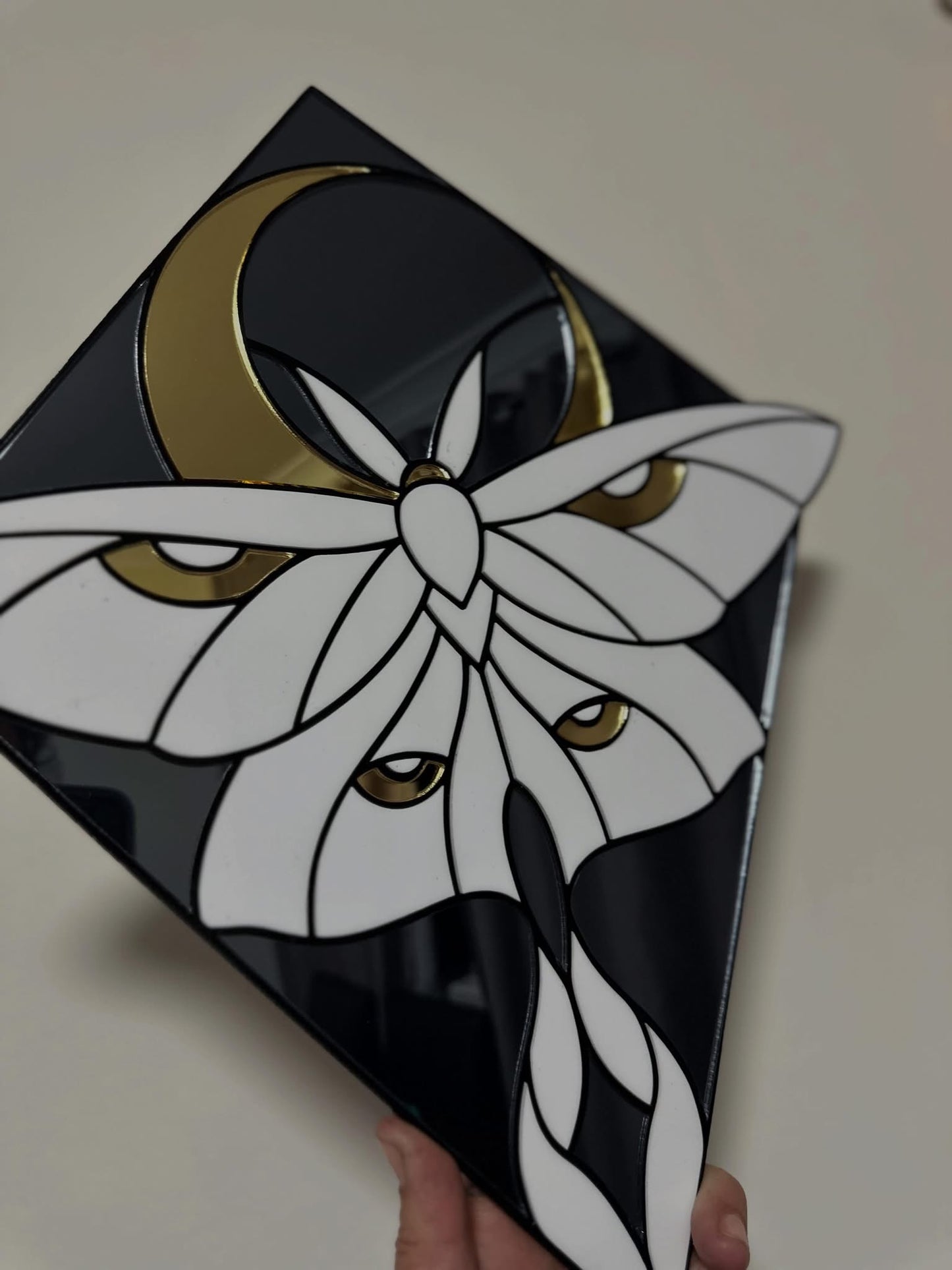 Luna Moth - Mirror Acrylic Wall Art
