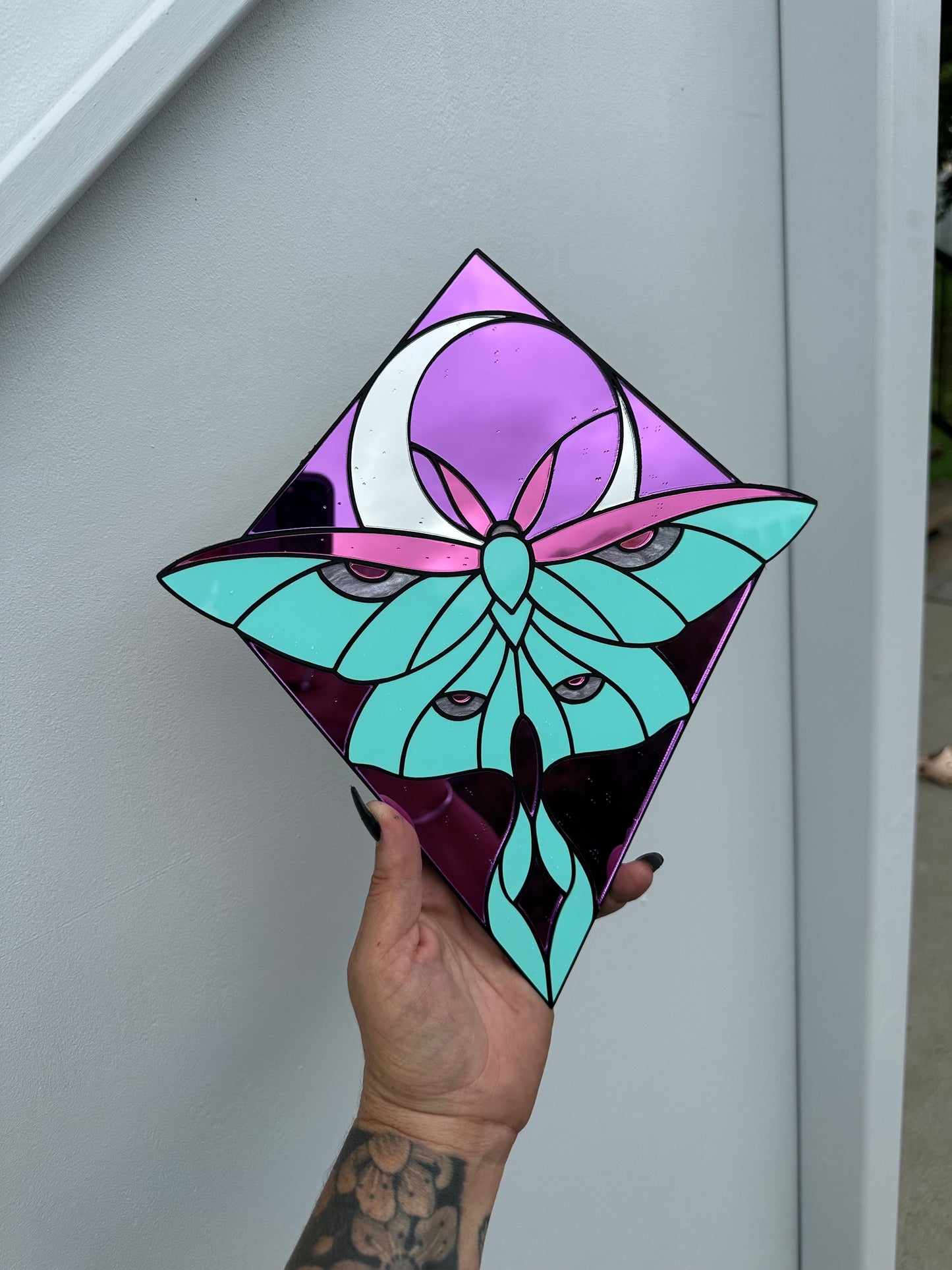 Luna Moth - Mirror Acrylic Wall Art