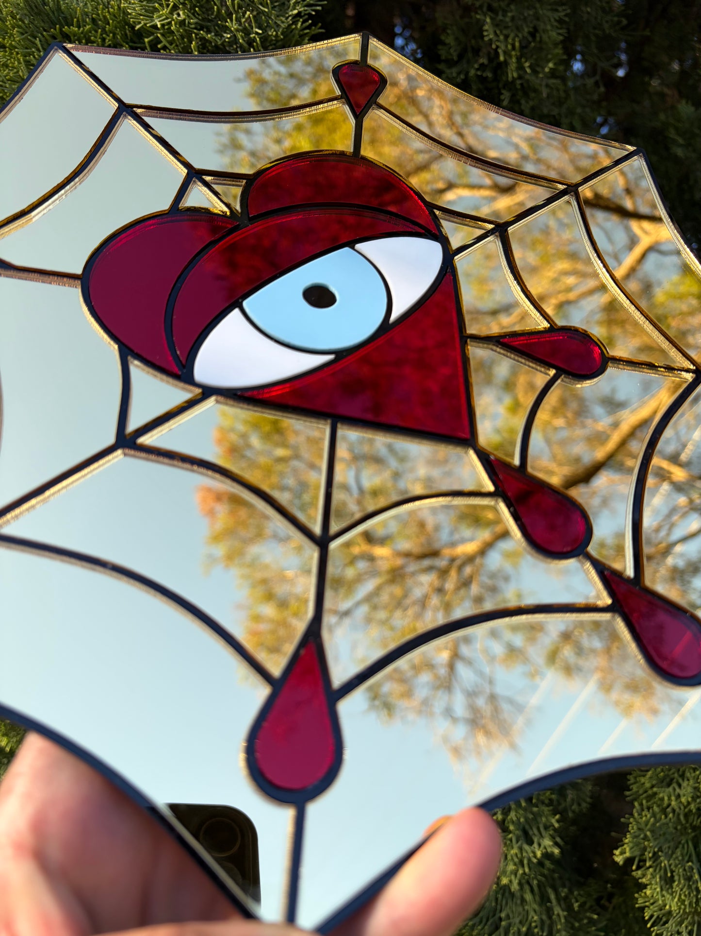 Web - Mirror Acrylic Wall Art