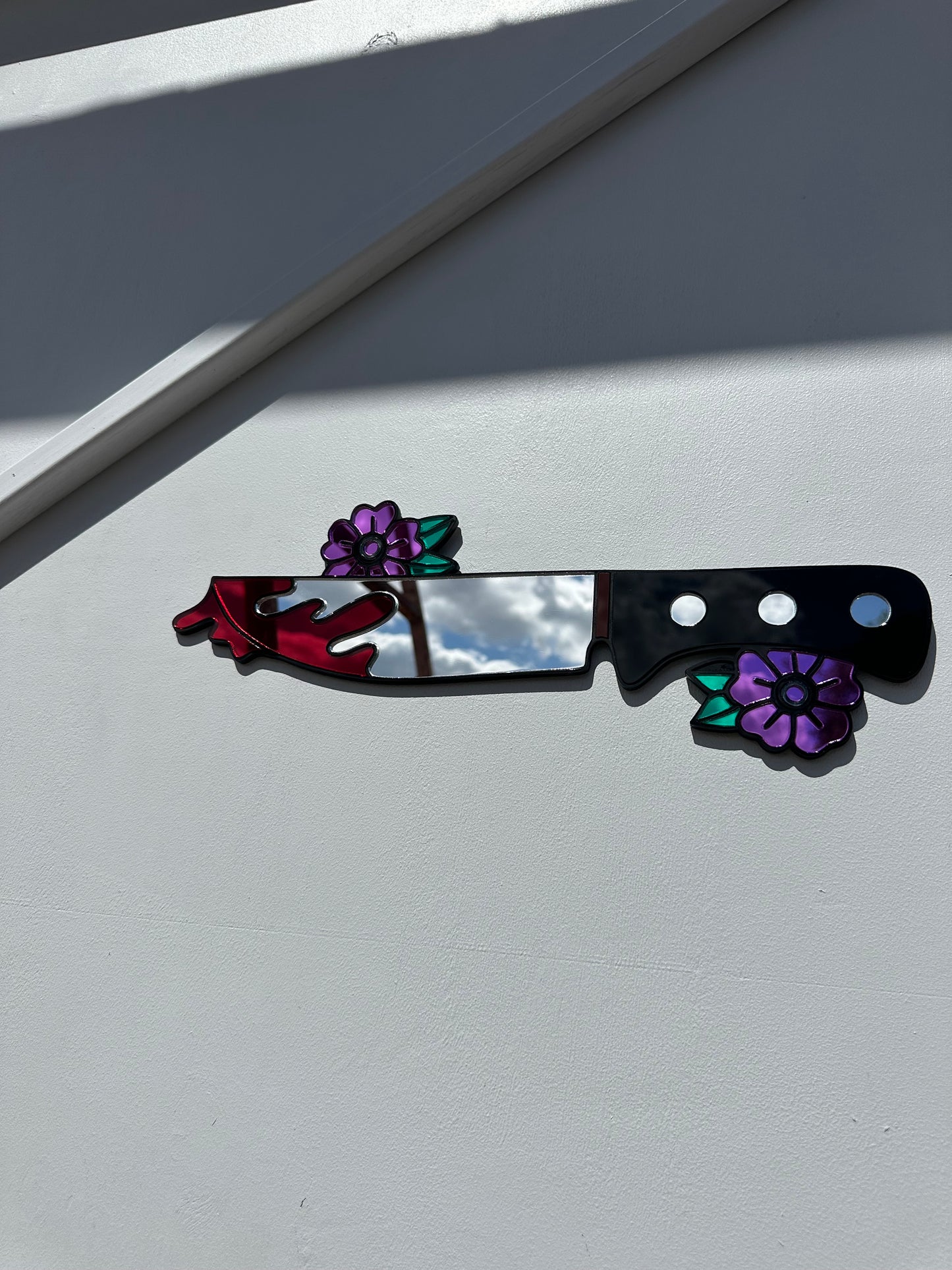 Flower Knife - Acrylic Mirror Wall Art
