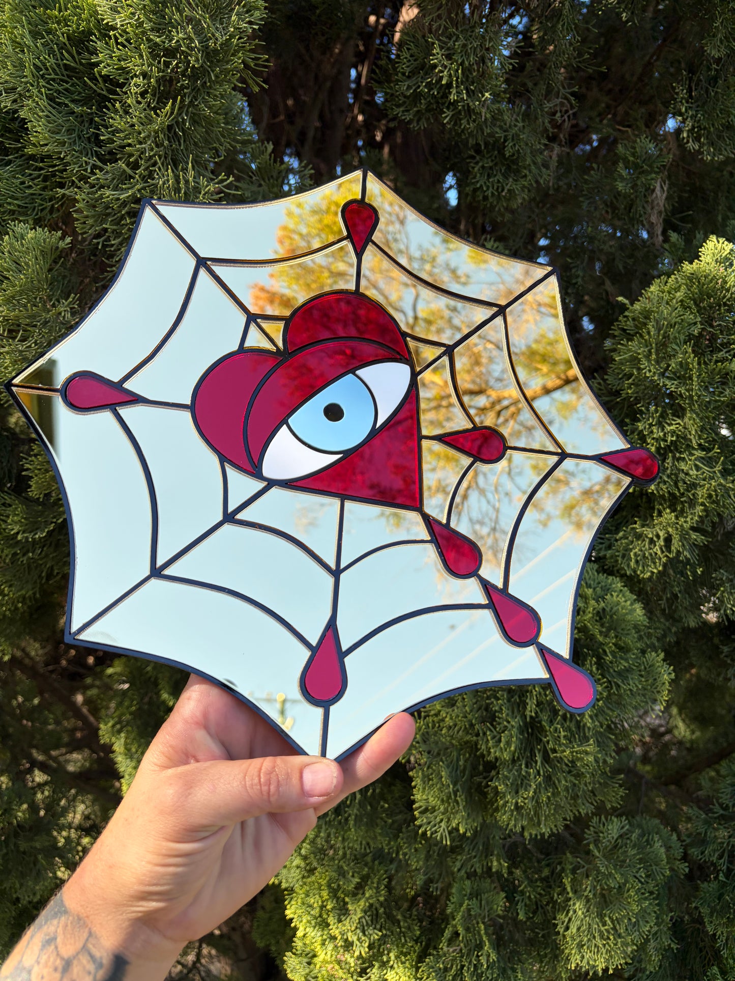 Web - Mirror Acrylic Wall Art