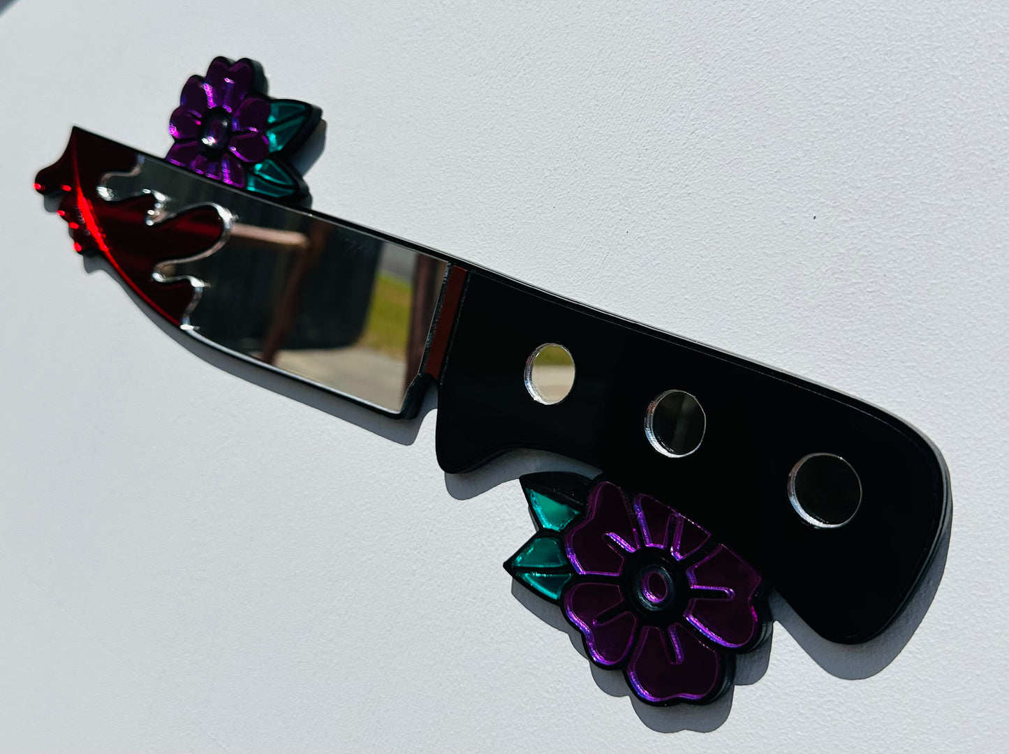 Flower Knife - Acrylic Mirror Wall Art