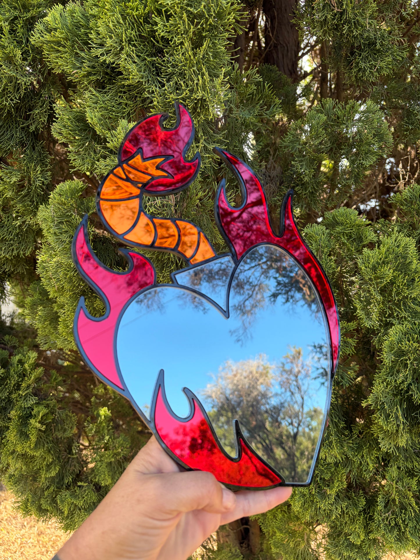 Love Bomb - Mirror Acrylic Wall Art