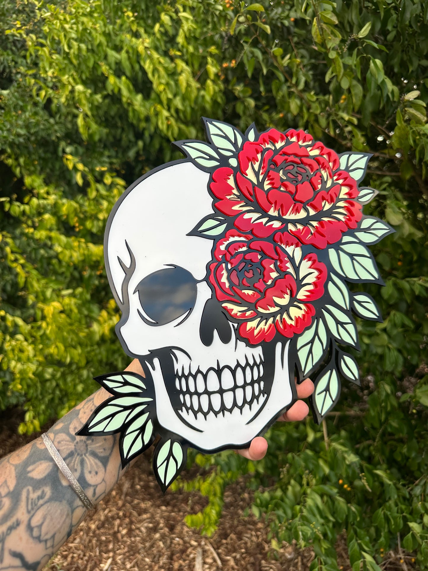 Skull  - Mirror Acrylic Wall Art