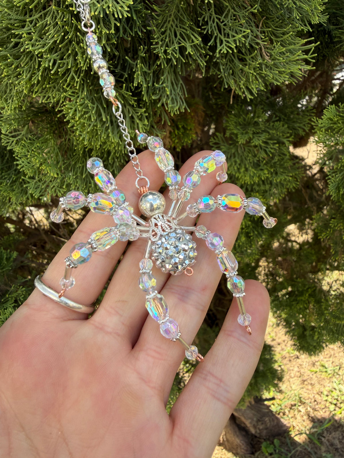 7cm Whimsical Webs Spiders