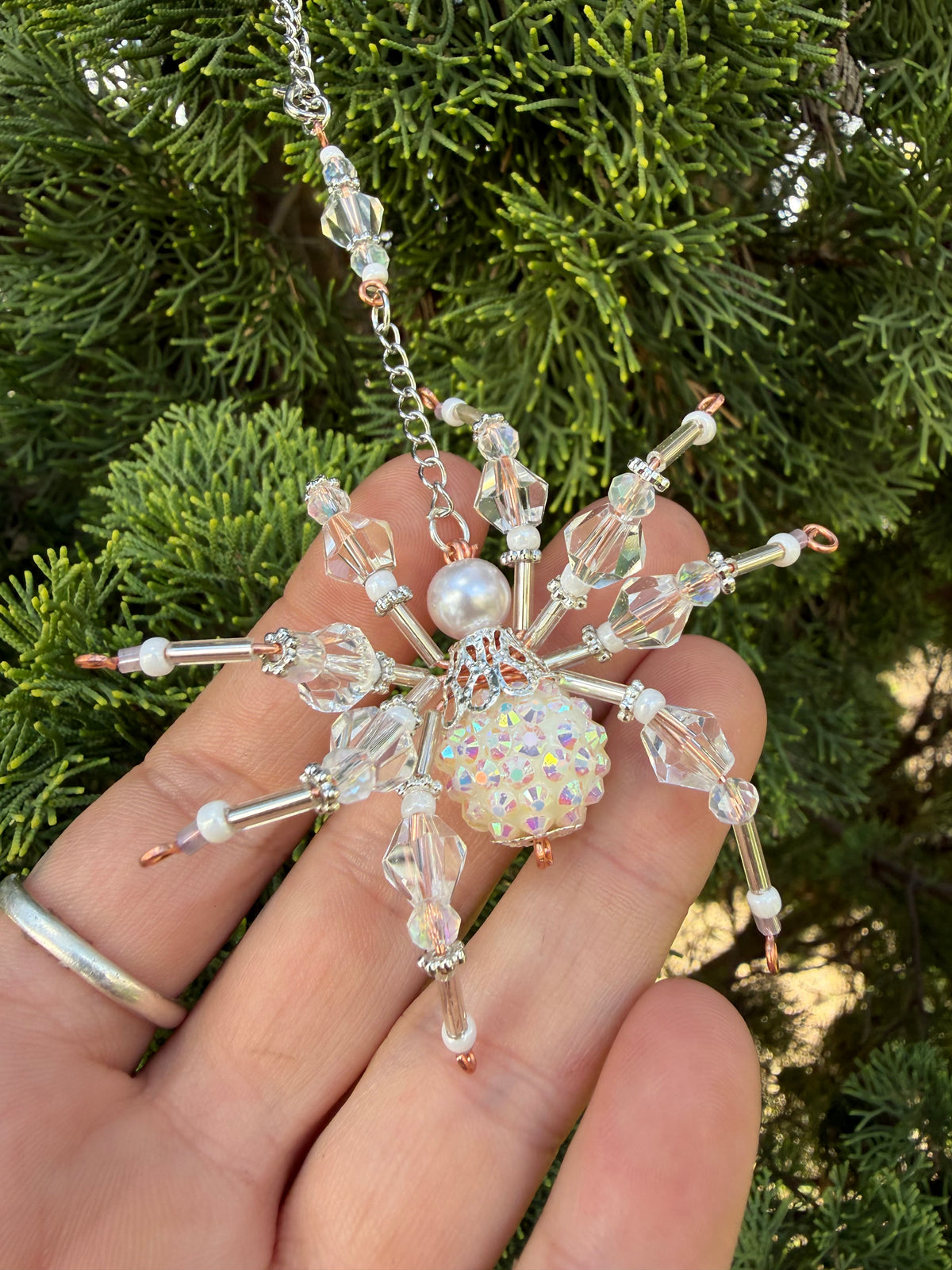 7cm Whimsical Webs Spiders