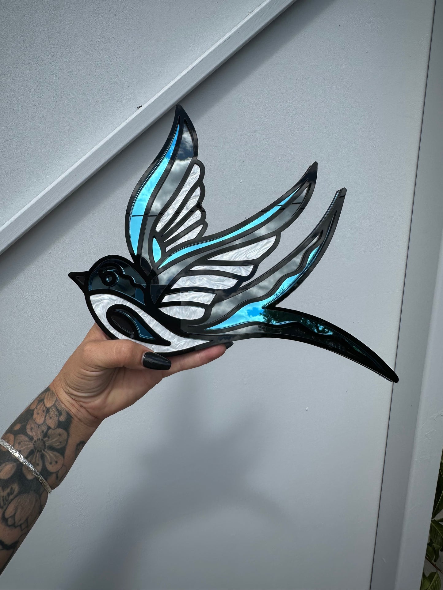 Swallow - Mirror Acrylic Wall Art