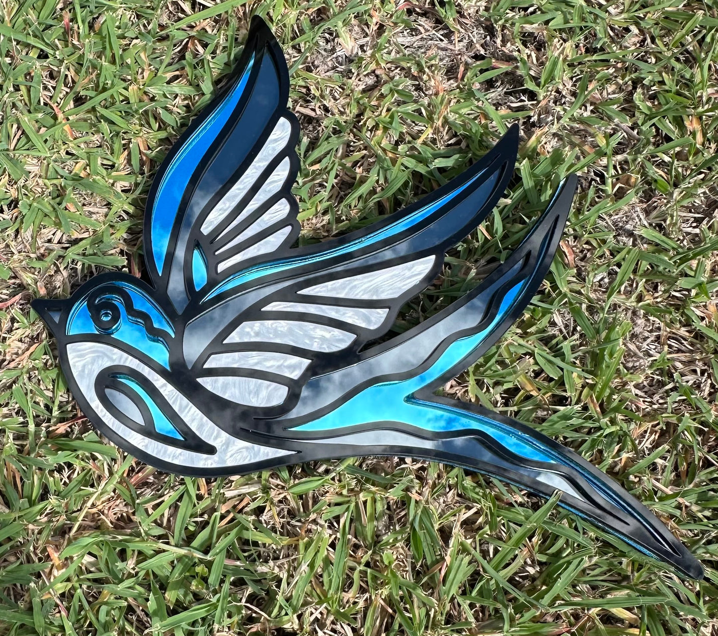Swallow - Mirror Acrylic Wall Art