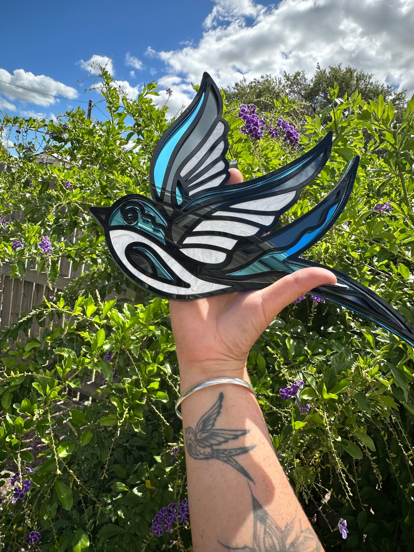 Swallow - Mirror Acrylic Wall Art
