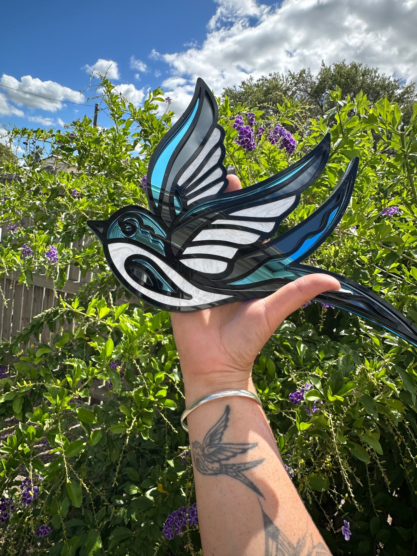 Swallow - Mirror Acrylic Wall Art