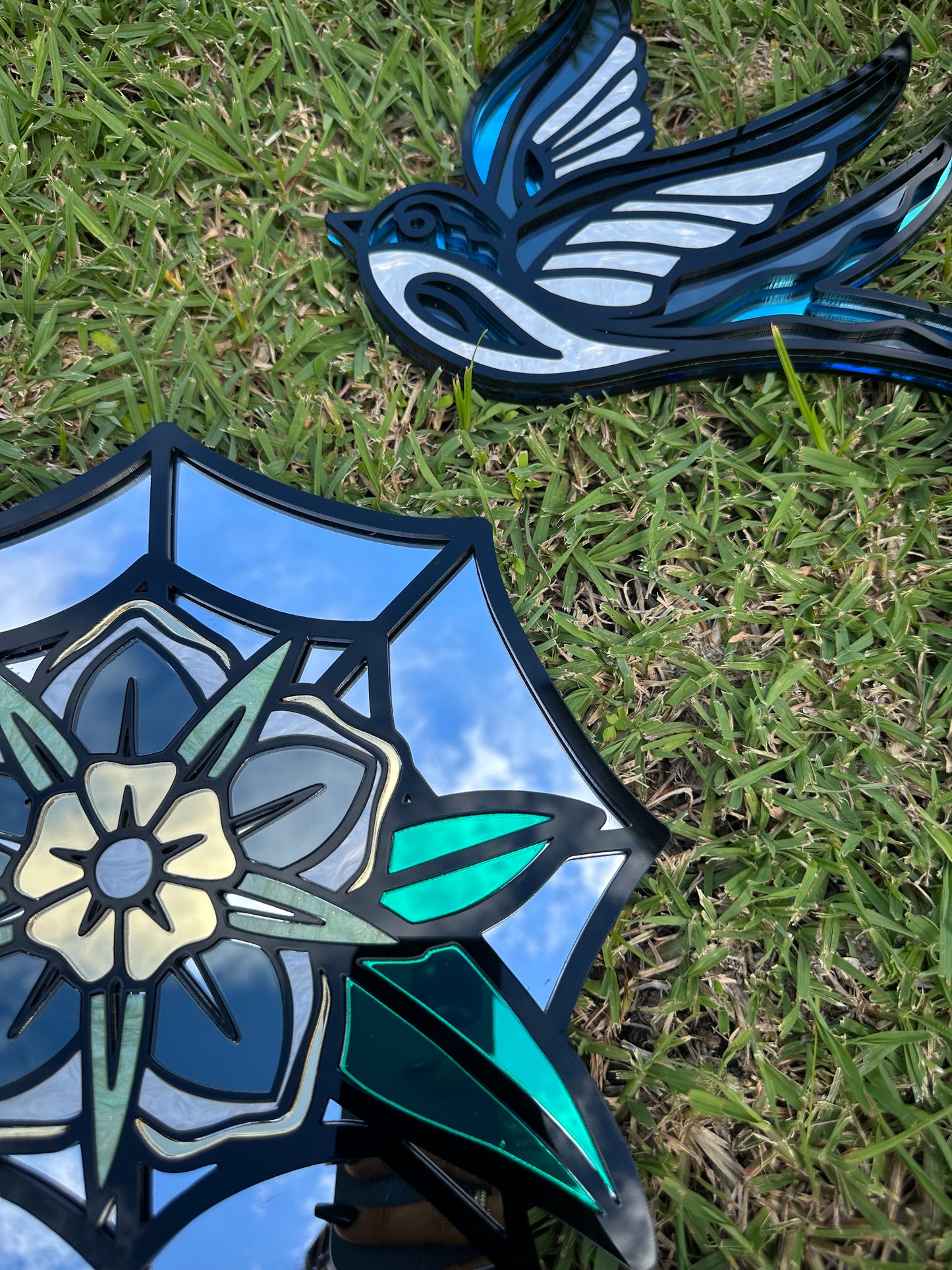 Swallow - Mirror Acrylic Wall Art