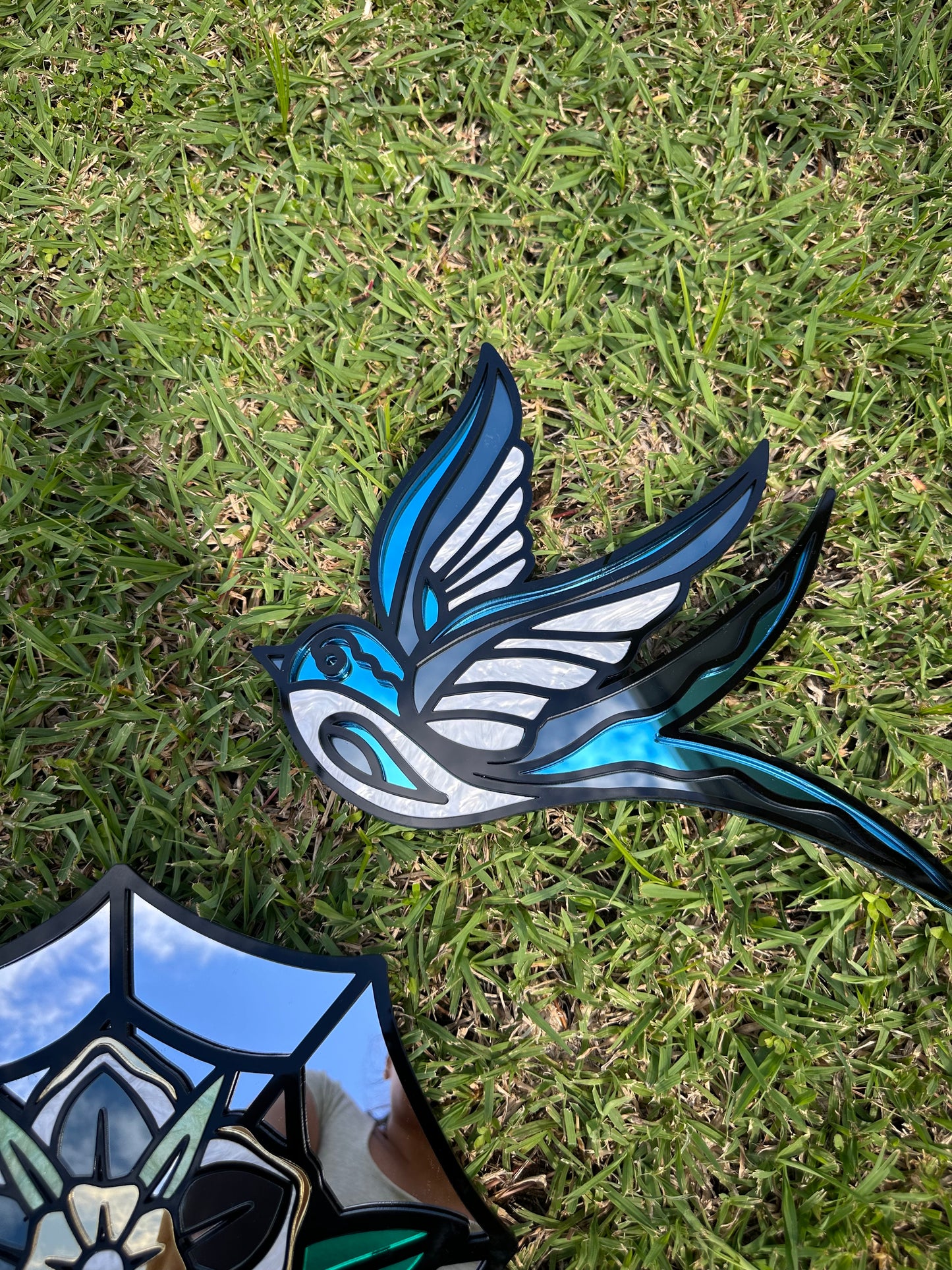 Swallow - Mirror Acrylic Wall Art