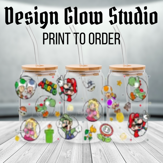 #110 - Print to order - 16oz UV DTF Transfer