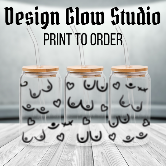 #112 - Print to order - 16oz UV DTF Transfer