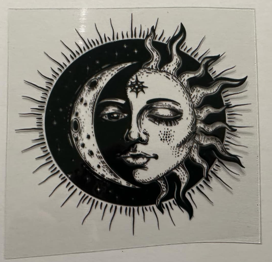 Sun & Moon - UV DTF DECAL