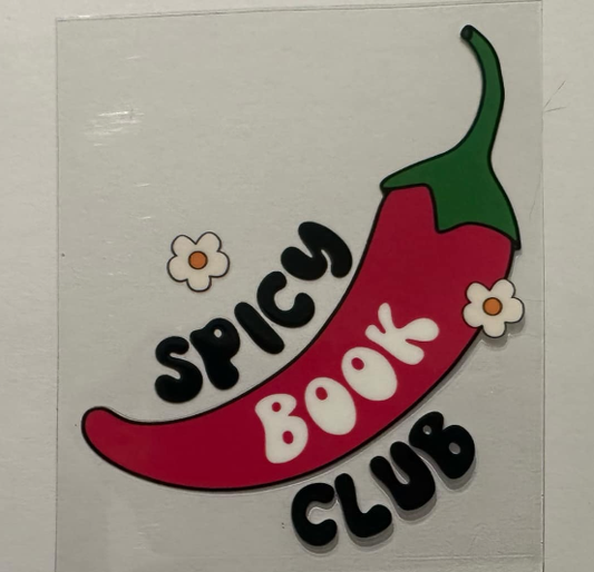 Spicy Book Club - UV DTF DECAL