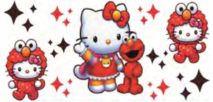 Print to order - #59 - Hello Kitty Elmo